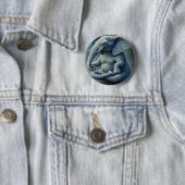 Blue Elephant Button (In situ)