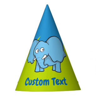 Blue Elephant cartoon Party pet Feesthoedjes