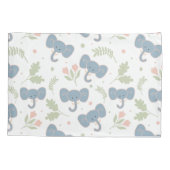 Blue Elephant Harmony Kussensloop (Achterkant)
