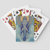 Blue Elephant-spelkaarten Pokerkaarten (Achterkant)