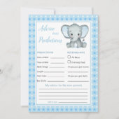 Blue Elephant Stars Baby Predication & Advice (Voorkant)