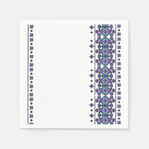 Blue Embroidery Servet