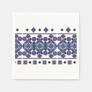 Blue Embroidery Servet