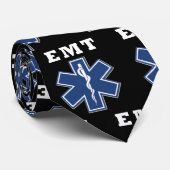 Blue EMT Star of Life Stropdas (Opgerold)