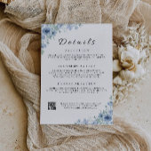 Blue Enclosure Kaart - De details van de bruiloft