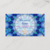 Blue Energy New Age Carte de visite holistique (Dos)