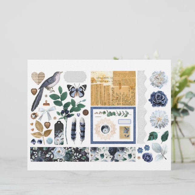  Blue Ephemera Collectie (Staand voorkant)