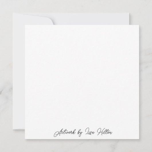 Blue Eternity | Abstracte kunst (Achterkant)