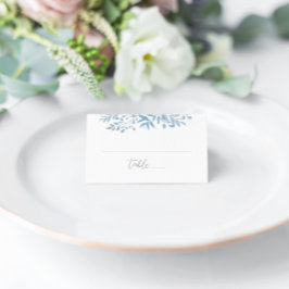 Blue Eucalyptus Weddenschap Blank Place Cards