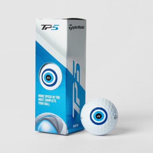 Blue Evil Eye sur mesure Taylor Made balles de gol (Conditionnement)