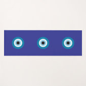 Blue Evil Eye Yoga Mat (Voorkant (horizontaal))