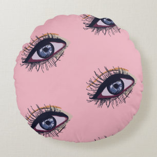 Blue Eye Art Op maat gemaakt kussen