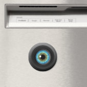 Blue Eye Camera Lens Custom Fridge Magnet Magneet (Insitu (Vaatwasser))