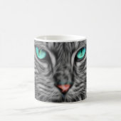 Blue Eye Cat Pet Mug Cup de café Mug (Centre)