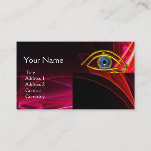 BLUE EYE Doctor, oftalmisch, oculistisch symbool, Visitekaartje