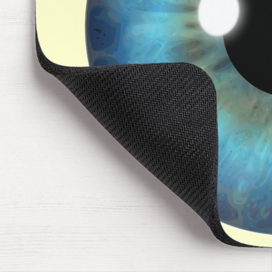 Blue Eye Iris Custom Cool Mousepad Mousemat Muismat (Hoek)