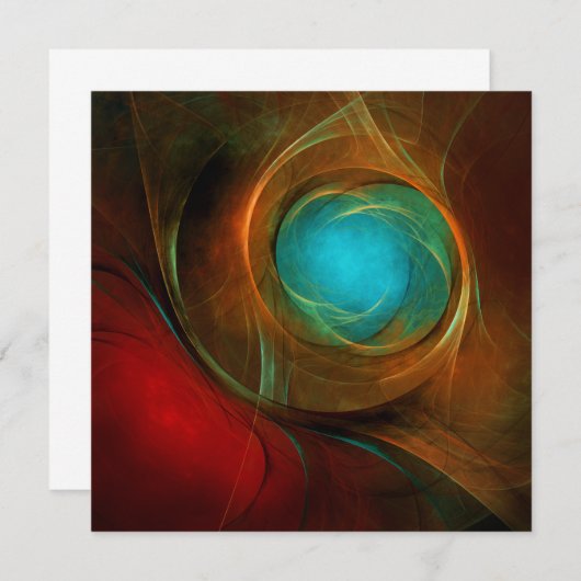 Blue Eye Modern Abstract Fine Art Cool Pattern #16 (Voorkant / Achterkant)