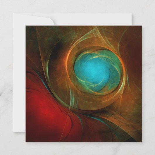 Blue Eye Modern Abstract Fine Art Cool Pattern #16 (Voorkant)