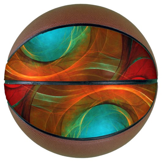 Blue Eye Modern Abstract Fine Art Cool Pattern #16 Basketbal (Voorkant)
