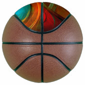 Blue Eye Modern Abstract Fine Art Cool Pattern #16 Basketbal (Rechts)