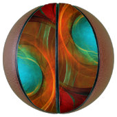 Blue Eye Modern Abstract Fine Art Cool Pattern #16 Basketbal (Verticaal)