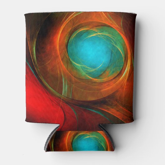 Blue Eye Modern Abstract Fine Art Cool Pattern #16 Blikjeskoeler (Voorkant)