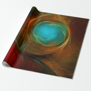 Blue Eye Modern Abstract Fine Art Cool Pattern #16 Cadeaupapier