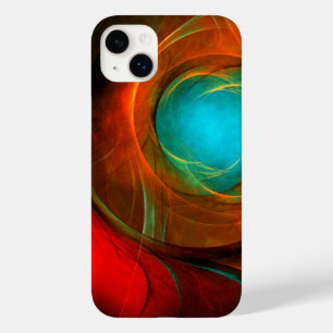 Blue Eye Modern Abstract Fine Art Cool Pattern #16 Case-Mate iPhone 14 Plus Hoesje