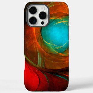 Blue Eye Modern Abstract Fine Art Cool Pattern #16 iPhone 16 Pro Max Hoesje