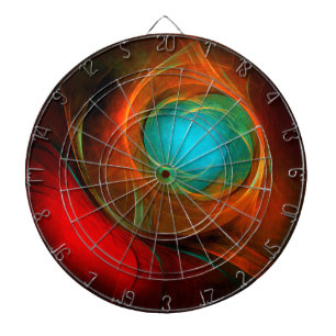 Blue Eye Modern Abstract Fine Art Cool Pattern #16 Dartbord