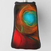 Blue Eye Modern Abstract Fine Art Cool Pattern #16 Golfheadcover (Draai 90)