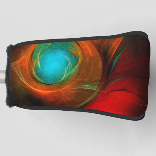 Blue Eye Modern Abstract Fine Art Cool Pattern #16 Golfheadcover (Voorkant)