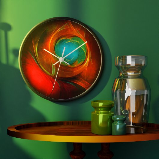 Blue Eye Modern Abstract Fine Art Cool Pattern #16 Grote Klok