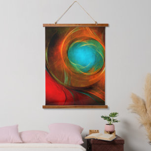 Blue Eye Modern Abstract Fine Art Cool Pattern #16 Hangend Wandkleed