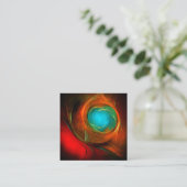 Blue Eye Modern Abstract Fine Art Cool Pattern #16 Informatiekaartje (Staand voorkant)