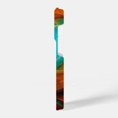 Blue Eye Modern Abstract Fine Art Cool Pattern #16 iPhone Hoesje (Linkerkant)