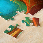 Blue Eye Modern Abstract Fine Art Cool Pattern #16 Legpuzzel (Zijkant)