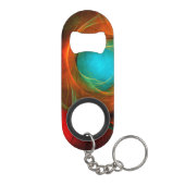 Blue Eye Modern Abstract Fine Art Cool Pattern #16 Mini Flessenopener (Achterkant)