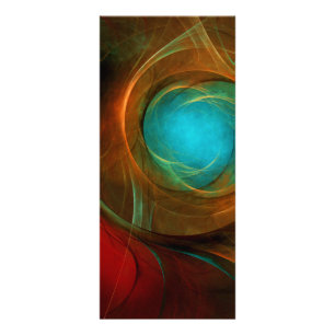 Blue Eye Modern Abstract Fine Art Cool Pattern #16 Reclamekaart