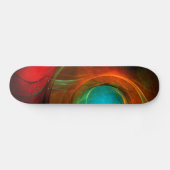 Blue Eye Modern Abstract Fine Art Cool Pattern #16 Skateboard (Horizontaal)