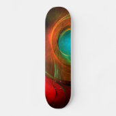 Blue Eye Modern Abstract Fine Art Cool Pattern #16 Skateboard (Voorkant)