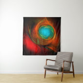 Blue Eye Modern Abstract Fine Art Cool Pattern #16 Wandkleed (In situ)
