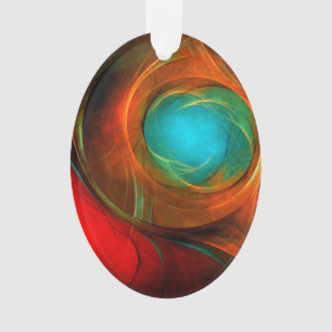 Blue Eye Moderne Abstrait Art Cool Motif #16