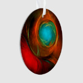 Blue Eye Moderne Abstrait Art Cool Motif #16 (devant)