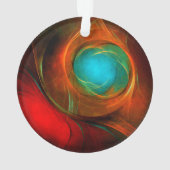 Blue Eye Moderne Abstrait Art Cool Motif #16 (dos)