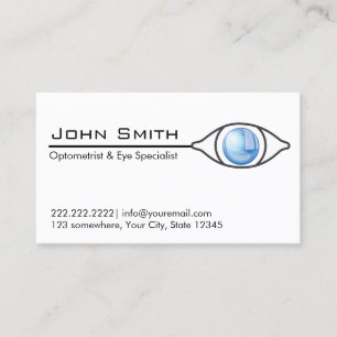 Blue Eye Optometrist & Eye Care Visitekaartje