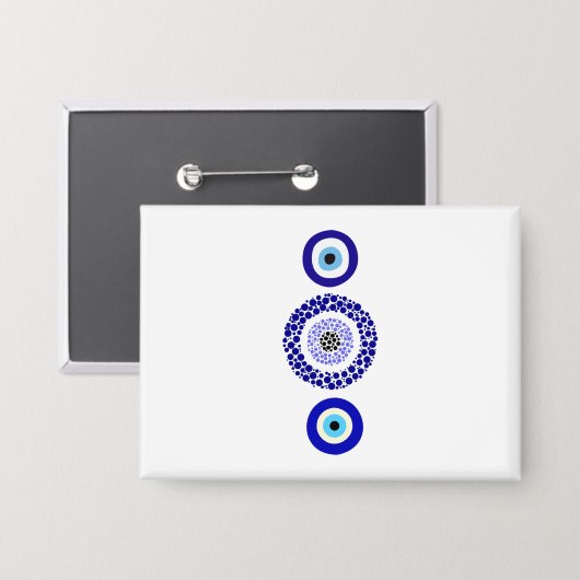 Blue Eye Protection-Button Button (Voorkant / Achterkant)