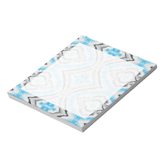 Blue Eye Shibori Tie Dye Rustin Pattern Notitieblok (Gedraaid)