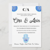 Blue eye Turkish styles Invitation (Devant)