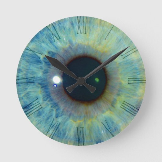 Blue Eye Wall klokken (Voorkant)